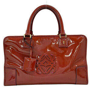 Loewe Amazona 36 Brown Patent Leather #363136L74B